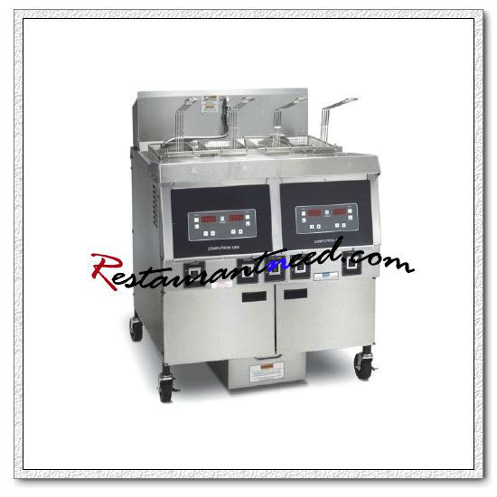 K646 Freestanding 2-Tank 4-Basket Electric / Gas Open Fryer