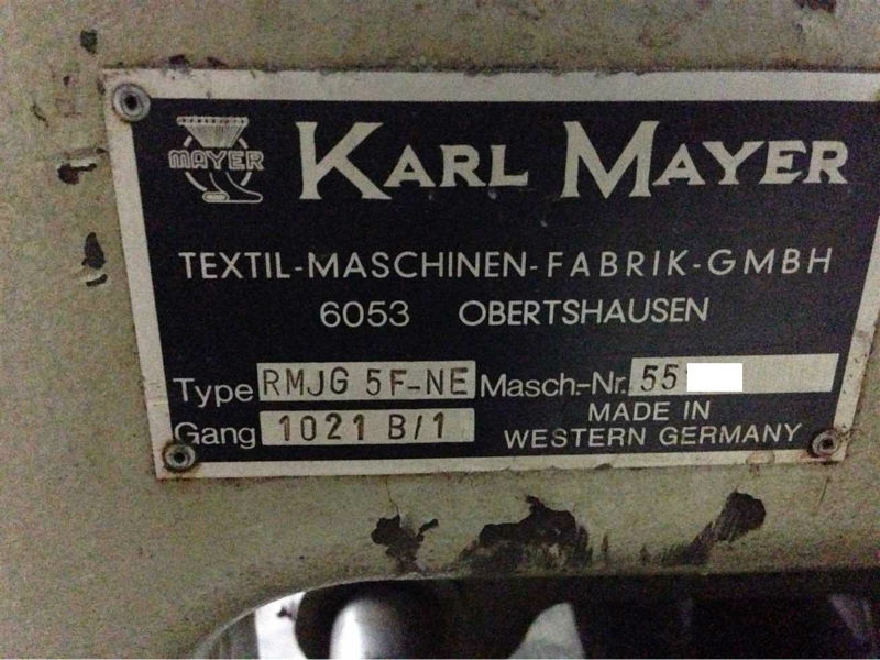 KARL MAYER RASCHEL JACQUARD MACHINE