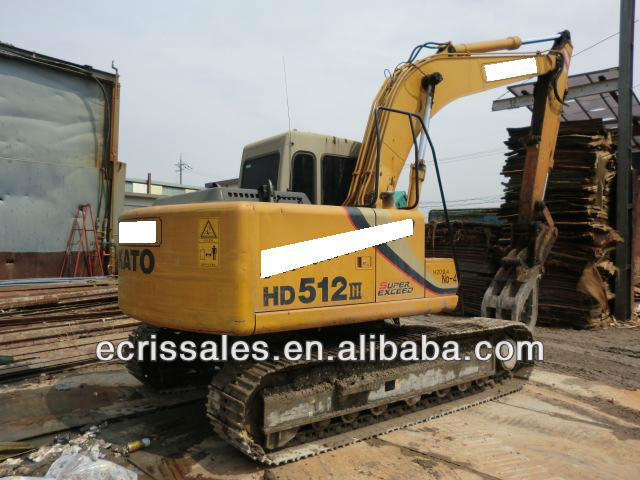 Kato used excavator HD512 original from Japan