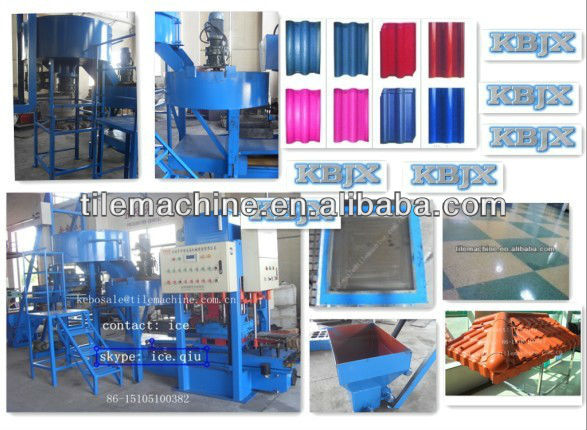 KB-125C Cement roof tile machine