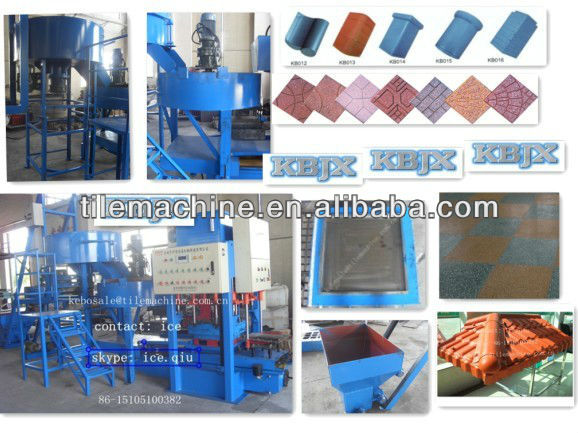 KB-125C Concrete roof tile making machine