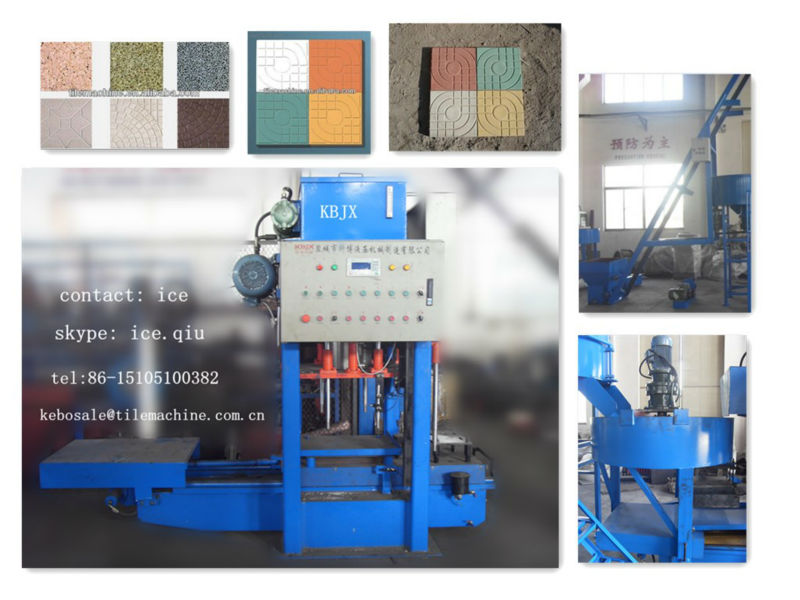 KB-125E/600 Concrete tile making machine