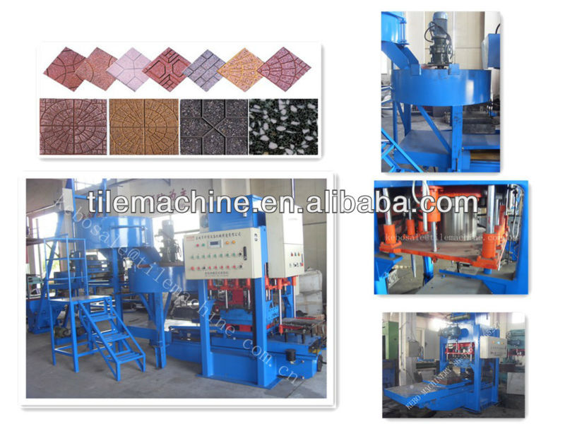 KB-125E/600 high quality terrazzo floor tile machine