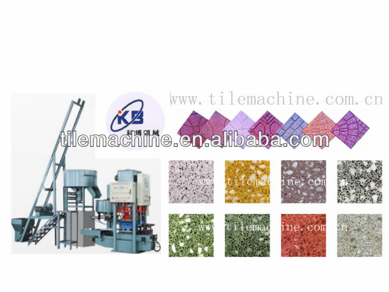 KB-125E Terrazzo floor tile making machine