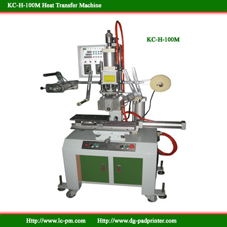 KC-H-100M Pneumatic-drive plastic toy fittings heat transfer printing machine