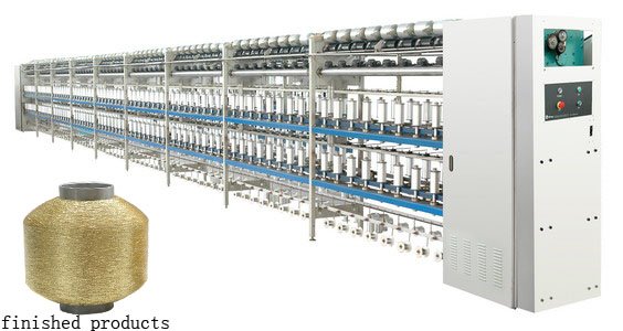 KC160-A Golden And Silver Yarn Double Covering Machine