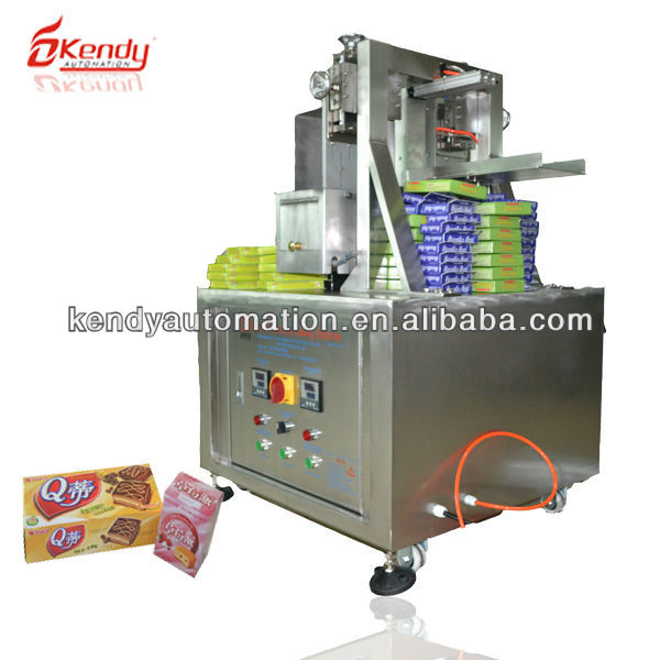 KD-H200J2 semi-automatic and adjustable soap box sealing machine