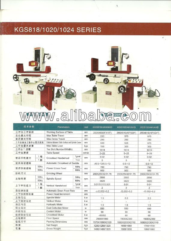 Kent Make Surface Grinder