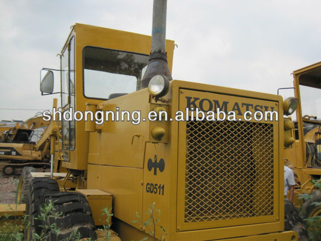 komatsu GD511 used motor grader, komatsu graders gd511