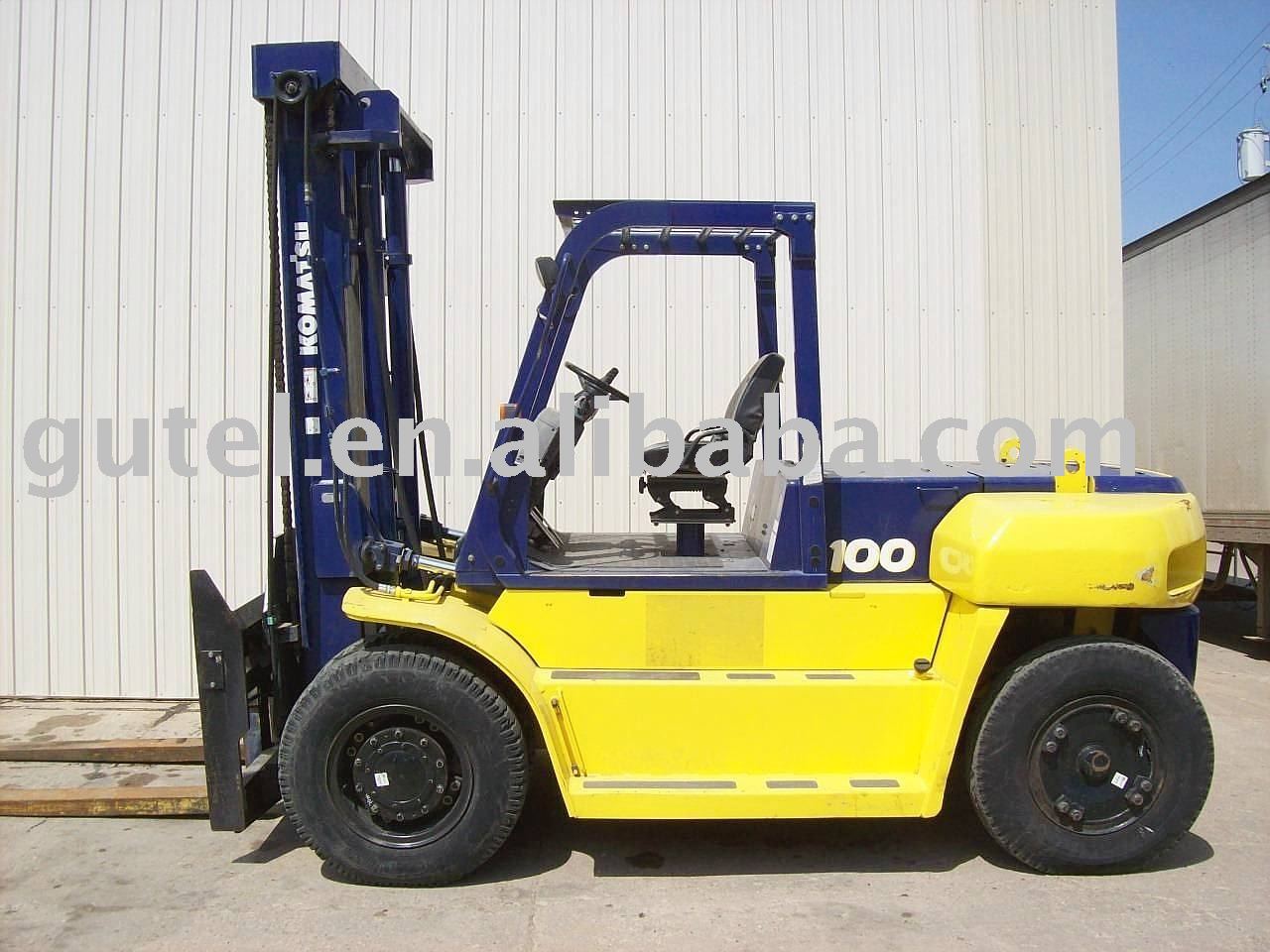 KOMATSU used diesel forklift FD100