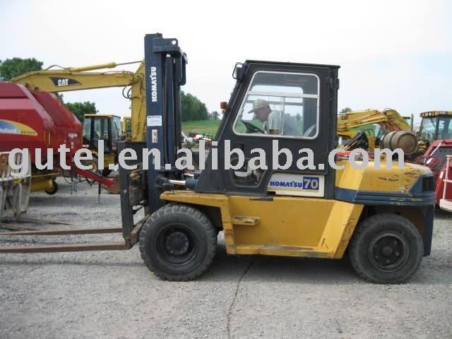 KOMATSU used diesel forklift FG70