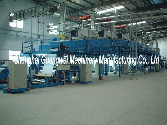 Kraft paper tape jumbo roll coating machine