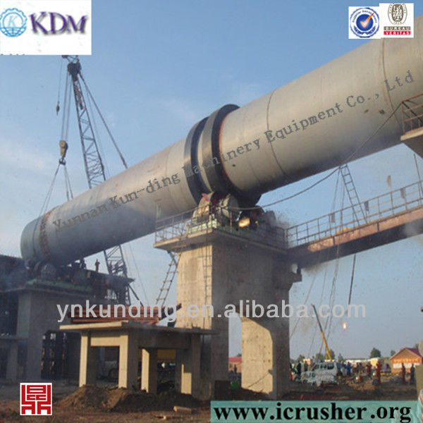 Kun-ding cement plant rotary kiln