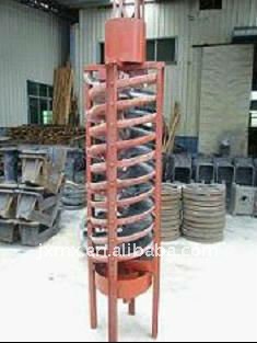 Laboratory testing Spiral Chute Gravity mining Separator for chrome