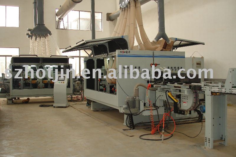 Laminate flooring production line