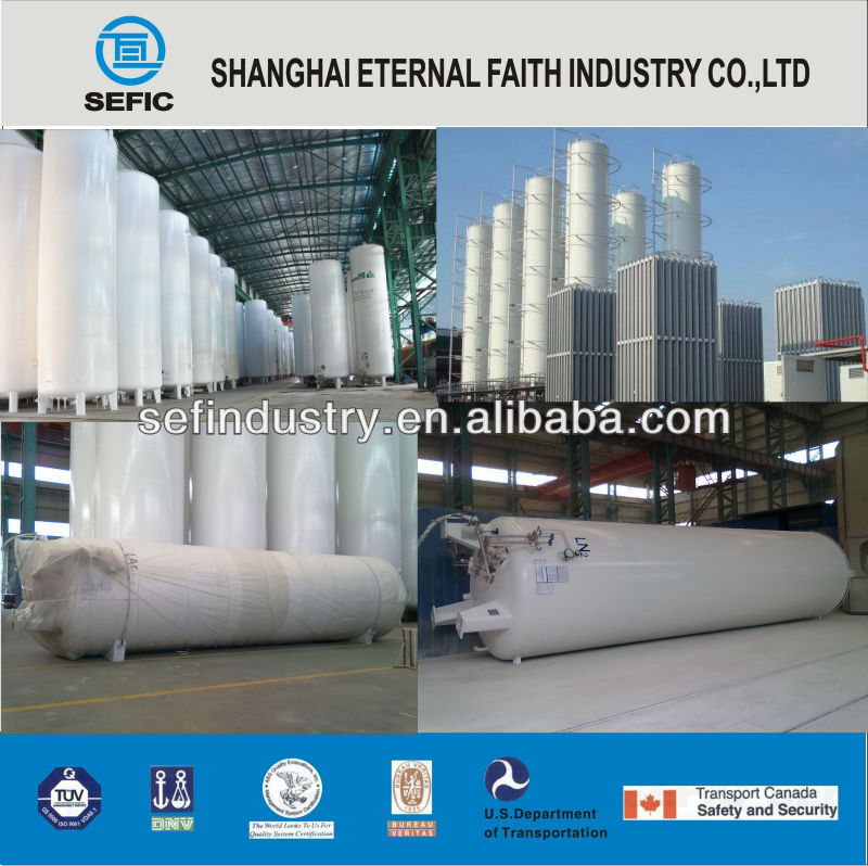 LAR/LIN/LOX/LCO2 OXYGEN GAS Storage Tank