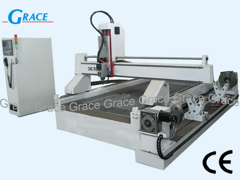 large 4 axis wood cnc router