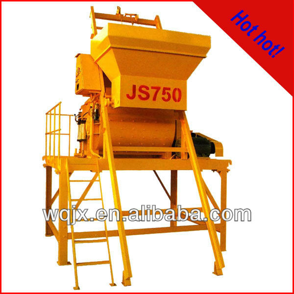 Large capacity concrete mixer with pump from Zhengzhou wanqi