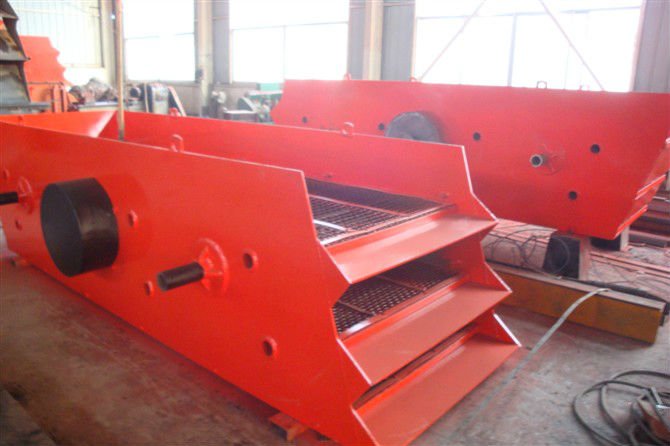 Large capacity simple structure sand vibrating sorting machine