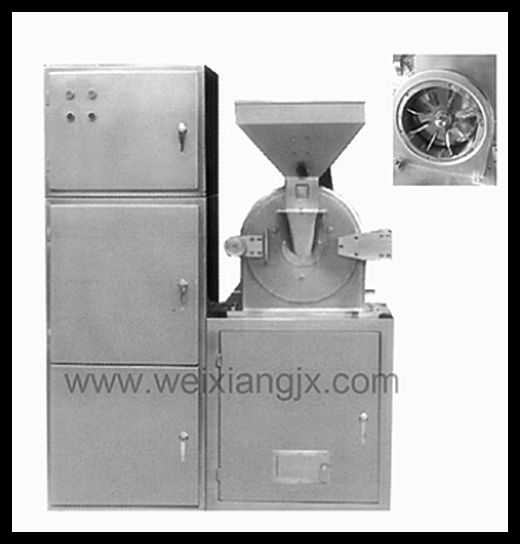 large chemcial medicinal materical food air cooled dust removal crusher machine