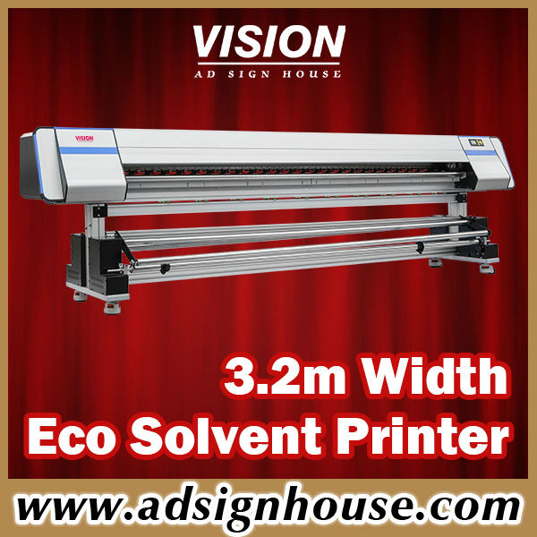 Large Format Eco Solvent Printer with Epson Printhead