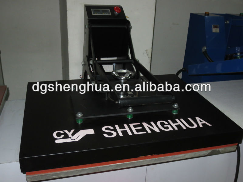 Large heat press machine manual use