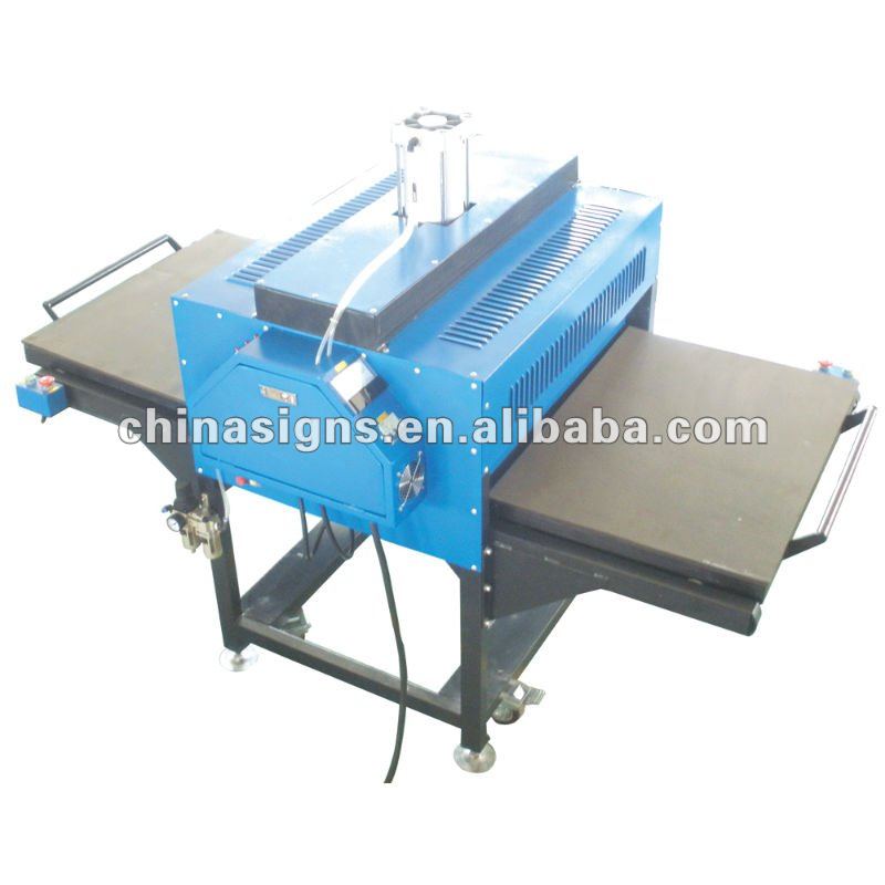 Larger Format Pneumatic Double-WorkingTable Heat Press Machine for Pull-out Style 100*120cm