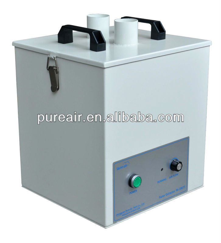 Laser Fumes Extractor for Laser engraving machine processing Plastic/Rubber/PVC/Acrylic