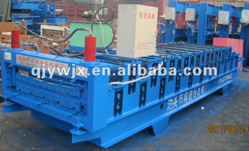 Latest Galvanized Profiling Roof Doulbe Deck Roll Forming Machine