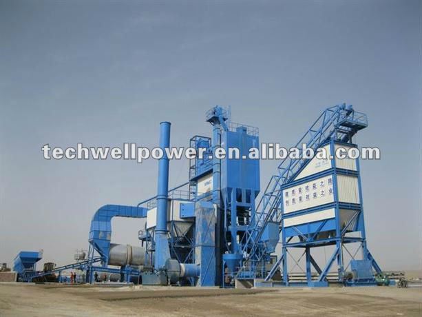 LB2500 Asphalt Batch Plant at 200t/h Production