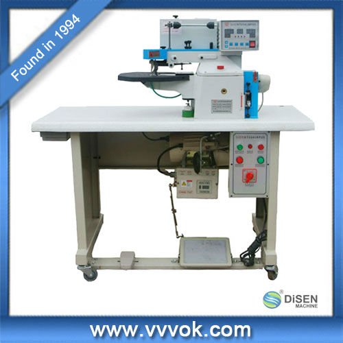 Leather gluing machine