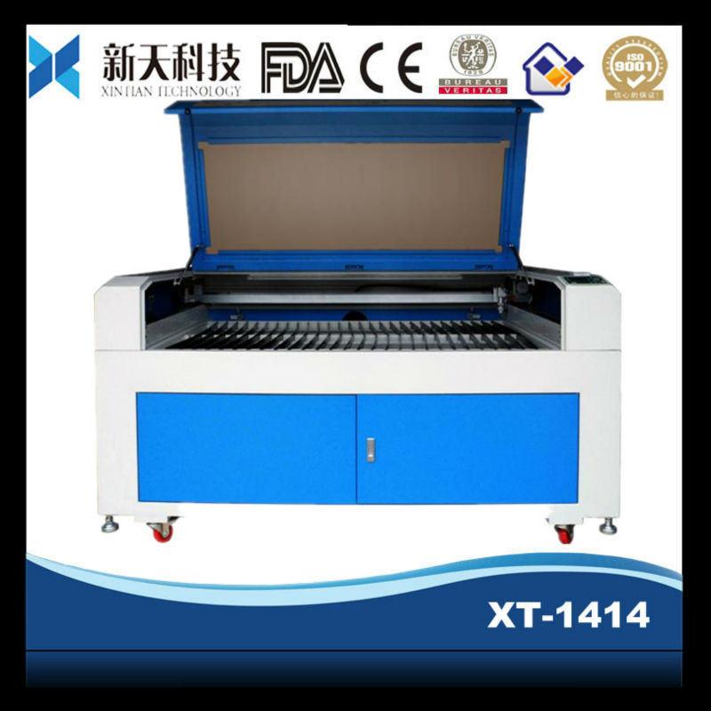 leather hole marking laser cutting engraving machine with 1400*1400 working eara