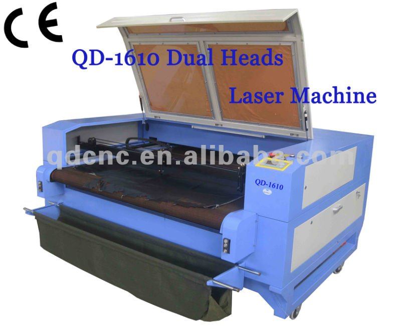 leather laser cutting machine with Auto Feeding System QD1610