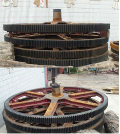 leather machine part,gearwheel with Large Modules&High Strength used by leather drum