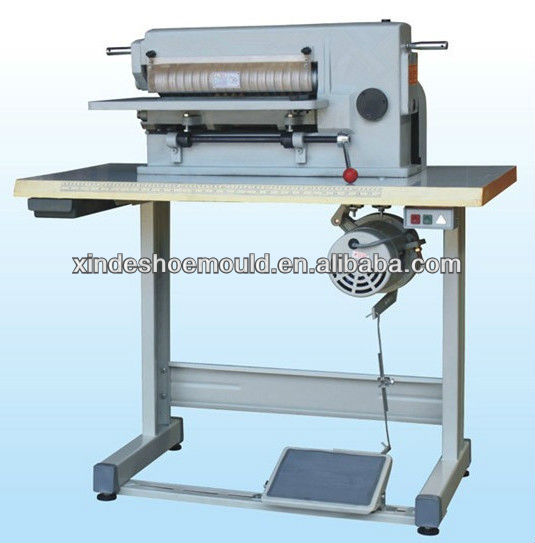 Leather strip cutting machine