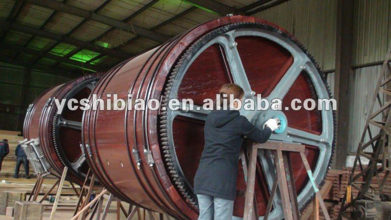 Leather Tannery Machine,D4000 by L3500mm wooden dyeing drum,liming drum,tanning drum