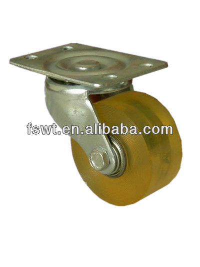 Light Duty Biaxial Polyurethane Swivel Caster Wheel