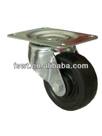 Light Duty Black Fat Boy Activities Caster Wheel