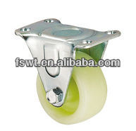 Light Duty White Fat Boy Rigid Caster Wheel