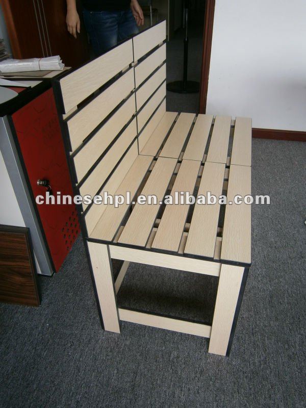 LIJIE waterproof phenolic compact waiting bench for hospital