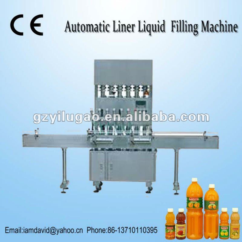 Linear Automatic Liquid Filling Machine