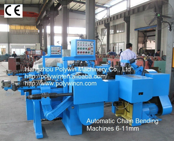 link chain bending and welding machine