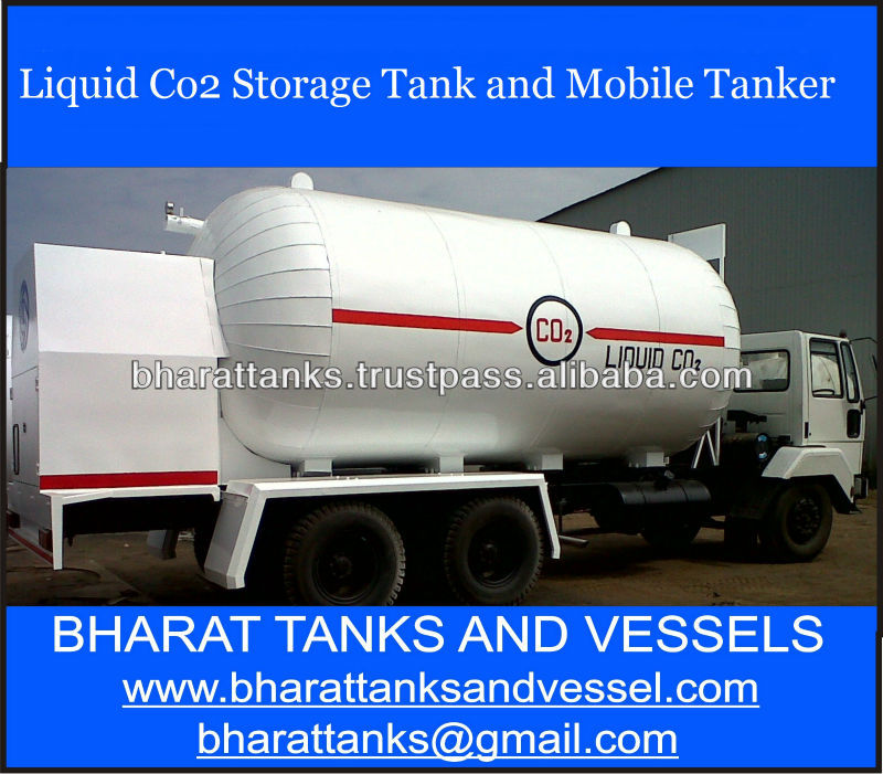 Liquid Co2 Storage Tank and Mobile Tanker