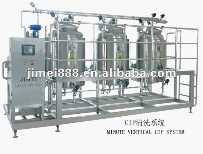 liquid filling machine minute vertical cip cleaning system