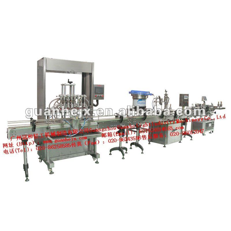 Liquid filling processing line