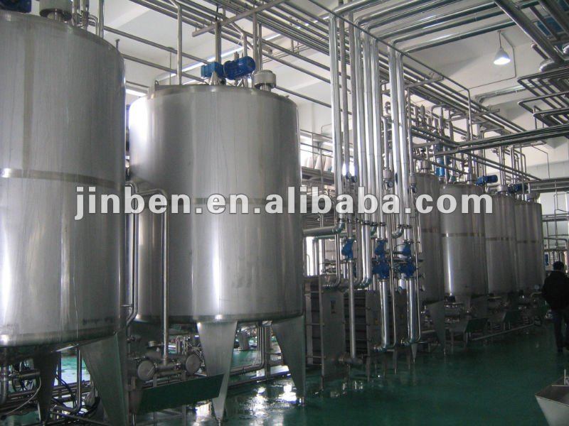 Liquid milk processing line