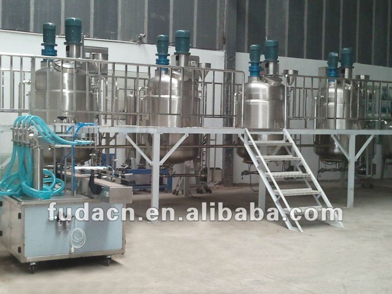 Liquid soap making machine