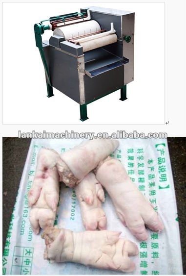 LK-SLPD-301 pig feet shelling machine, pig feet peeling machine, pig feet debarker machine