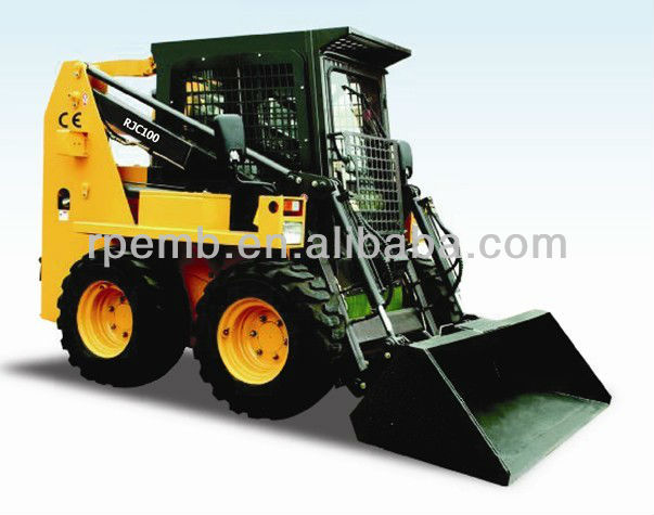 loader ce,cheap skid steer for sale,4t 0.6-0.7m3 bucket Wheel Skid Steer-RTS100 for sale