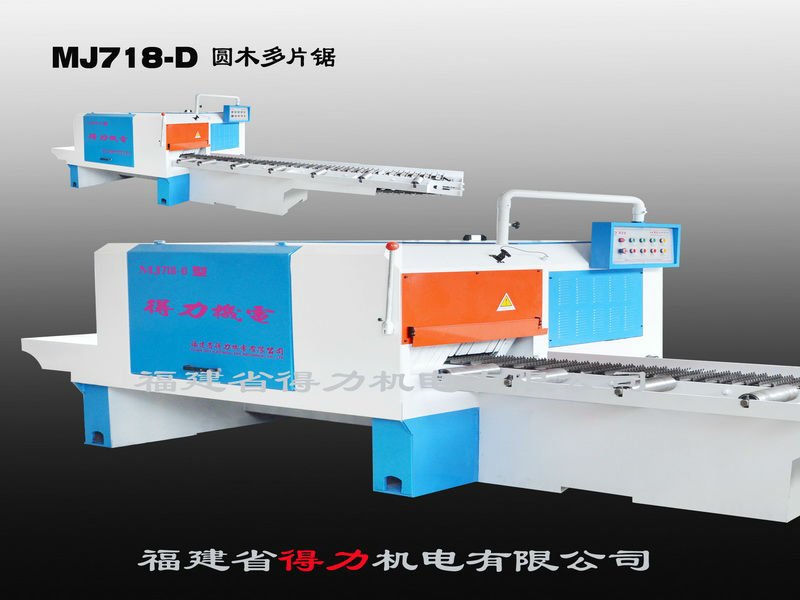 Log Multi Blade Saw Machine,Type 7180-D